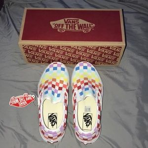rainbow vans